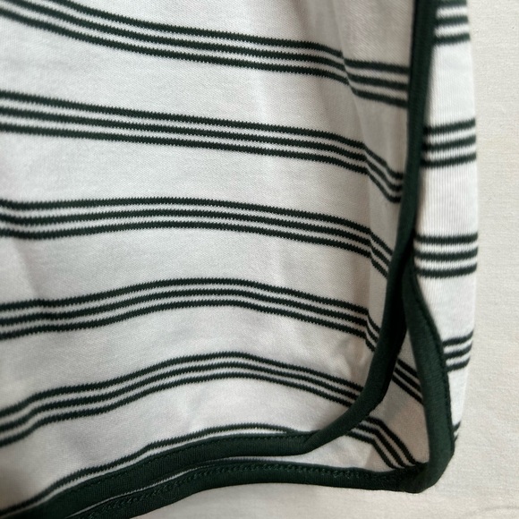 Lake Pima Cotton Maternity Striped Long Sleeve Nightgown Size Small - Picture 3 of 5